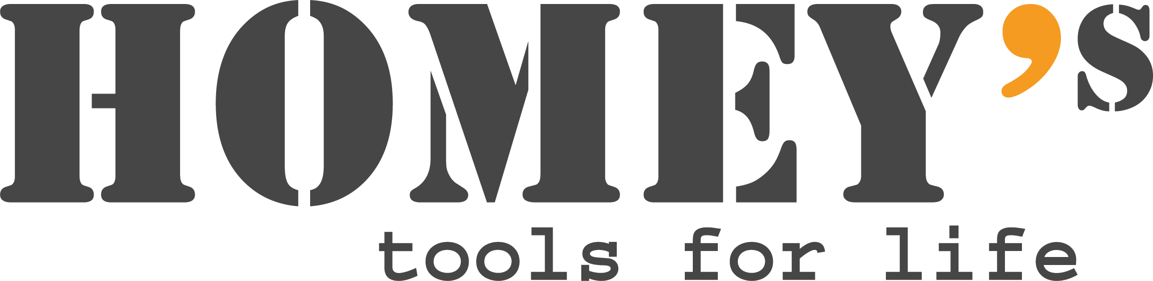 Logo Homeys - Grijs - Tools for Life PNG (1)